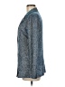 Shein 100% Polyester Chevron-herringbone Blue Blazer Size 6 - photo 5
