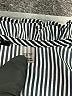 T Tahari 100% Polyester Stripes Gray Short Sleeve Blouse Size XS (petite) - photo 7