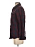 Empyre Plaid Burgundy Long Sleeve Button-Down Shirt Size S - photo 5