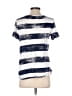 Onque Casuals Blue Short Sleeve Top Size S - photo 2