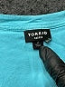 Torrid 100% Rayon Teal Short Sleeve Blouse Size 2X Plus (2) - photo 7