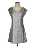 Belle Du Jour Metallic Silver Cocktail Dress Size S - photo 1