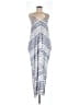 Lulus 100% Rayon Chevron-herringbone Blue Casual Dress Size S - photo 1