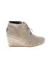 TOMS Gray Tan Ankle Boots Size 6 1/2 - photo 1