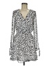 Great Jones 100% Polyester Animal Print Silver Casual Dress Size M - photo 1