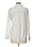 Velvet Heart Stripes Silver Long Sleeve Button-Down Shirt Size L - photo 2