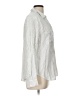 Velvet Heart Stripes Silver Long Sleeve Button-Down Shirt Size L - photo 4
