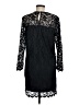 Mango 100% Polyester Black Cocktail Dress Size 8 - photo 2