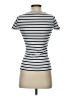 J.Crew 100% Cotton Stripes White Short Sleeve Turtleneck Size XXS - photo 2