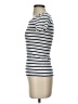 J.Crew 100% Cotton Stripes White Short Sleeve Turtleneck Size XXS - photo 5