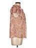 Miley + Molly 100% Polyester Paisley Orange Short Sleeve Blouse Size L - photo 4