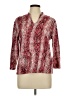 Ruby Rd. Red 3/4 Sleeve T-Shirt Size L - photo 1