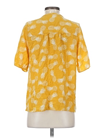 Amour Vert Short Sleeve Silk Top (view 2)