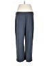 J.Jill Solid Blue Dress Pants Size L - photo 2