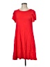 Assorted Brands Solid Red Casual Dress Size M - photo 1