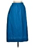 Lloyd Williams 100% Silk Solid Blue Silk Skirt Size 6 - photo 2