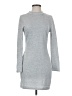 Speechless Solid Gray Turtleneck Sweater Size S - photo 1