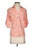 Cathy Orange 3/4 Sleeve Blouse Size S - photo 1
