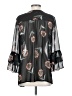 CAbi 100% Polyester Black 3/4 Sleeve Blouse Size S - photo 2