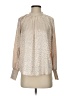 Pink Lily 100% Polyester Animal Print Ivory Long Sleeve Blouse Size S - photo 1
