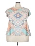 Cato Teal Short Sleeve Blouse Size 22-24W - photo 1
