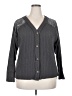 Maurices Gray Long Sleeve Blouse Size 20 (2) - photo 1