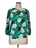 Adrienne Vittadini Teal 3/4 Sleeve Blouse Size XL - photo 1