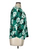 Adrienne Vittadini Teal 3/4 Sleeve Blouse Size XL - photo 4