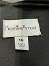 premier amour Solid Black Cocktail Dress Size 16 - photo 4