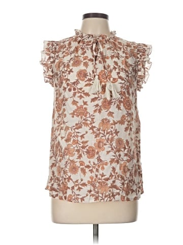 Indigo Rose Sleeveless Blouse (view 1)