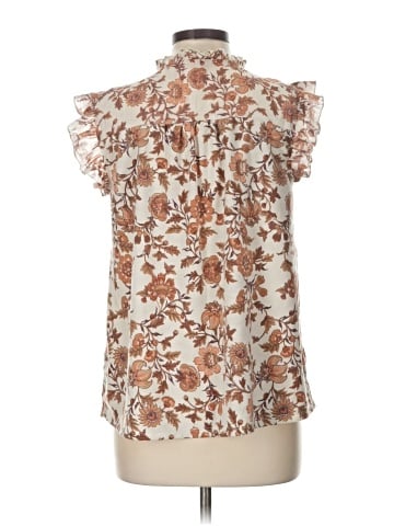 Indigo Rose Sleeveless Blouse (view 2)