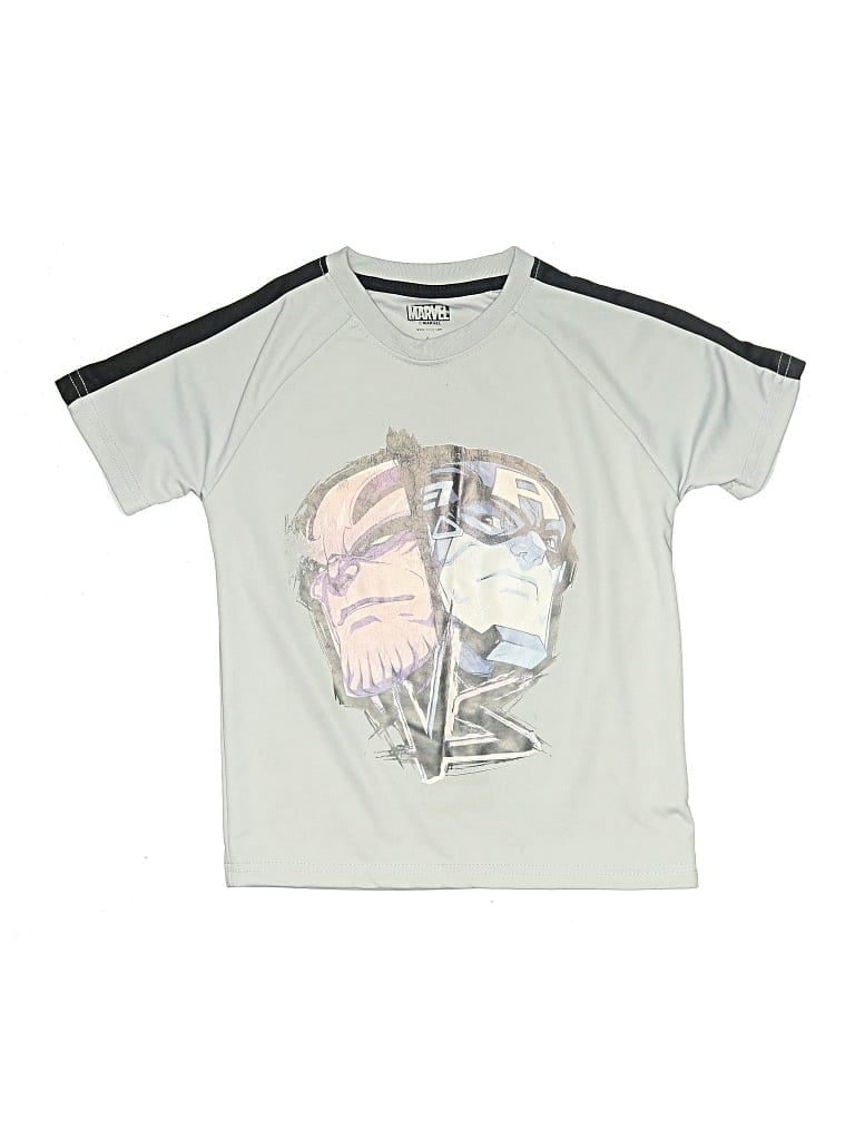Pre-owned Marvel Kids' Short Sleeve T-shirt In Silver