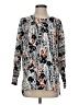 Garnet Hill Print Orange Pullover Sweater Size XS - photo 1