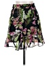 Lovers + Friends 100% Polyester Tropical Black Casual Skirt Size XS - photo 1
