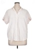Core White Short Sleeve Blouse Size XL - photo 1