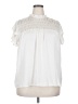 Ann Taylor 100% Polyester Ivory Sleeveless Blouse Size XXL - photo 1