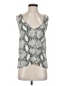 Olivaceous 100% Polyester Silver Sleeveless Blouse Size S - photo 1