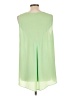 Cremieux 100% Polyester Green Sleeveless Blouse Size L - photo 2
