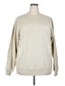Unbranded Solid Ivory Sweatshirt Size XXLEstimated - photo 1