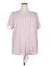 Elizabeth Pink Short Sleeve Blouse Size 2X (estimated) - photo 1