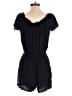 SO 100% Rayon Solid Black Romper Size M - photo 2