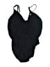 Gottex Solid Black One Piece Swimsuit Size 6 - photo 1