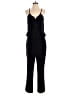 Drew 100% Polyester Solid Black Jumpsuit Size M - photo 1