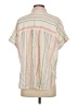 Madewell Stripes Multi Color Ivory Short Sleeve Blouse Size XS - photo 2