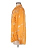 Equipment 100% Silk Orange Long Sleeve Silk Top Size M - photo 5