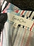 Eden & Olivia 100% Polyester Stripes Gray Short Sleeve Blouse Size S - photo 7
