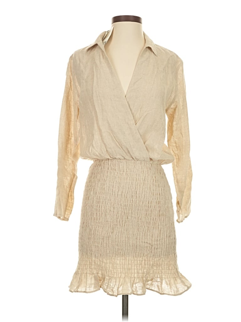 Zara Casual Dress In Brown