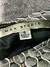 Max Studio 100% Polyester Metallic Silver Cocktail Dress Size 6 - photo 7