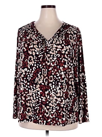 Dana Buchman Long Sleeve Blouse (view 1)