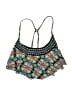 Assorted Brands Paisley Blue Black Swimsuit Top Size S (estimated) - photo 1